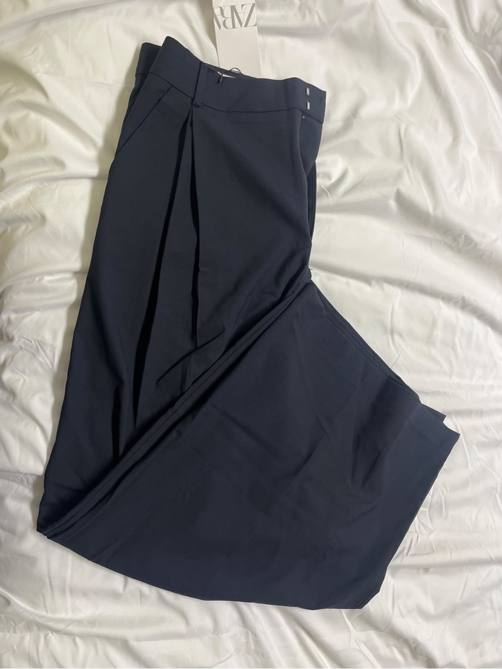 Zara women Navy Dress Pants size XL NWT